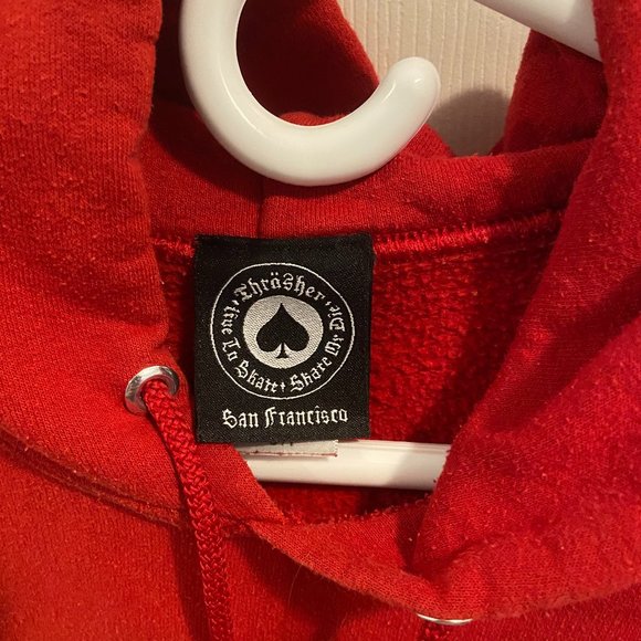 Red Thrasher Hoodie - Picture 3 of 4